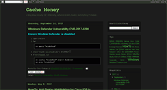 Desktop Screenshot of cachemoney.info